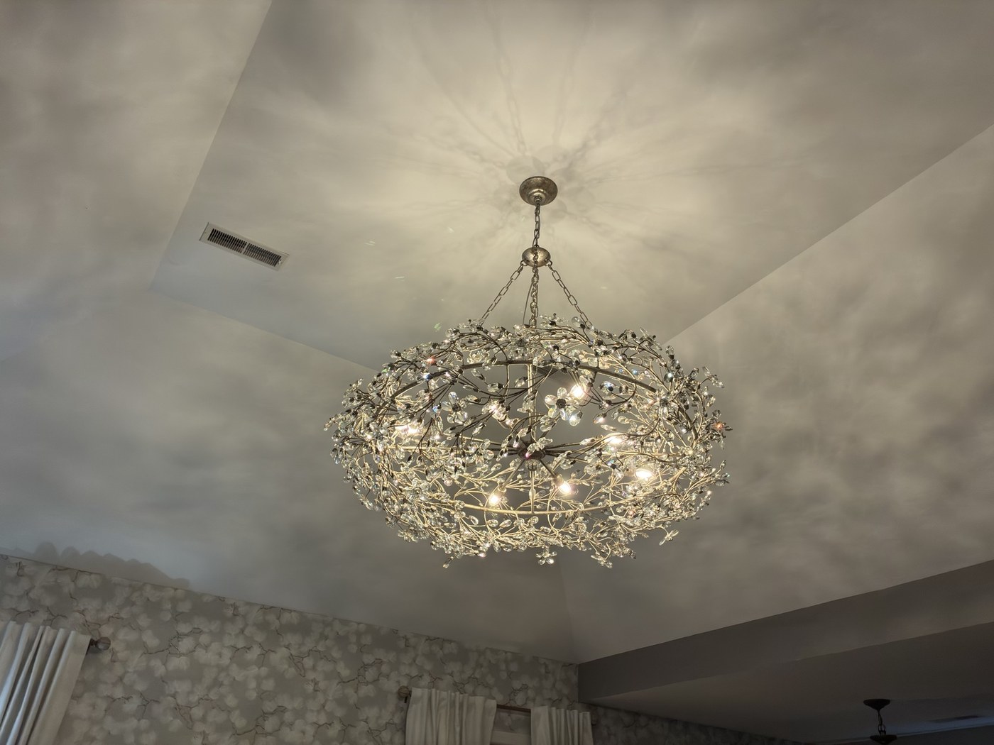 Chandelier installation