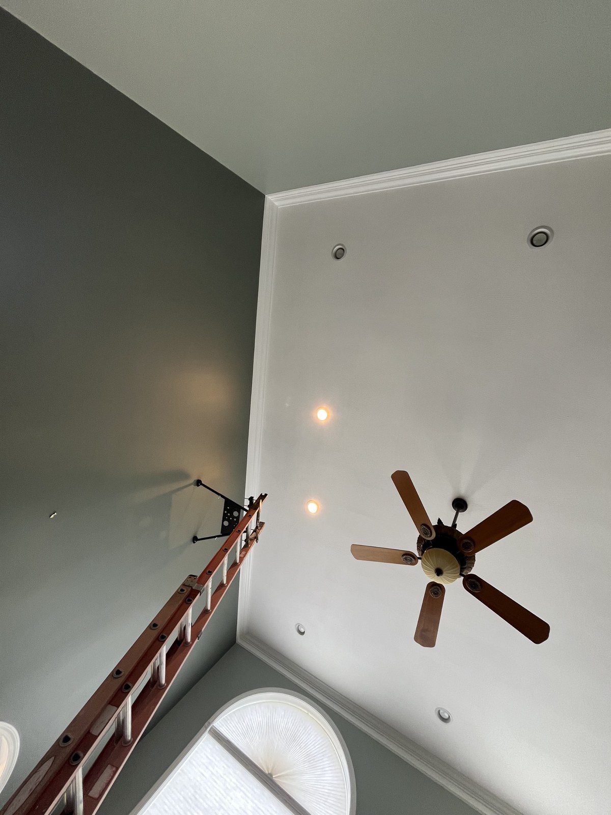 High ceiling recessed lighting
