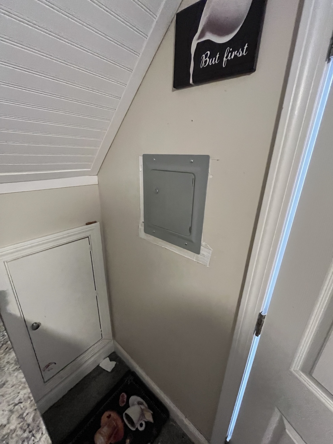 Finished third-floor subpanel installation